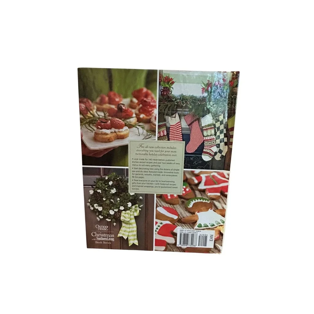 Christmas with Southern Living 2008 Hardcover Cookbook Holiday Decorating